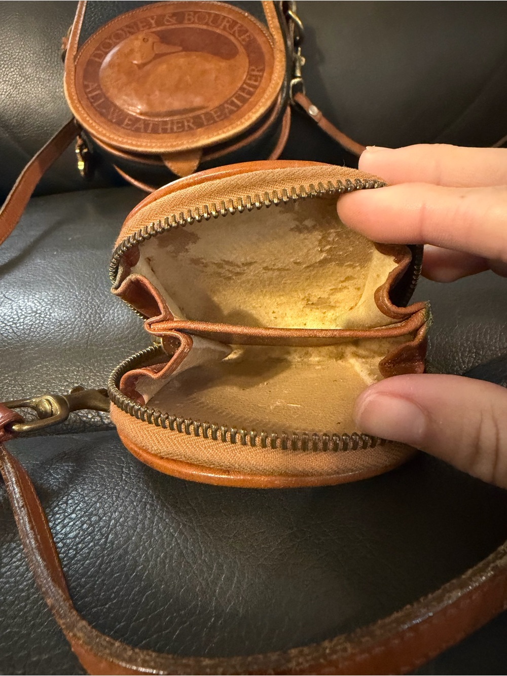 Dooney & Bourke Big Duck Crossbody With Matching Coin Purse - Picture 5 of 15